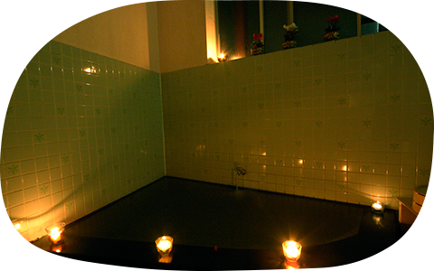 清水屋には、のんびり寛いでいただくための貸切風呂がございますの写真